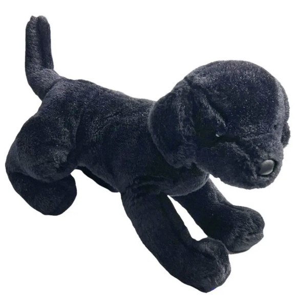 Douglas Cuddle Toy Black Dog Stuffed Animal Toy Plush - Picture 3 of 6